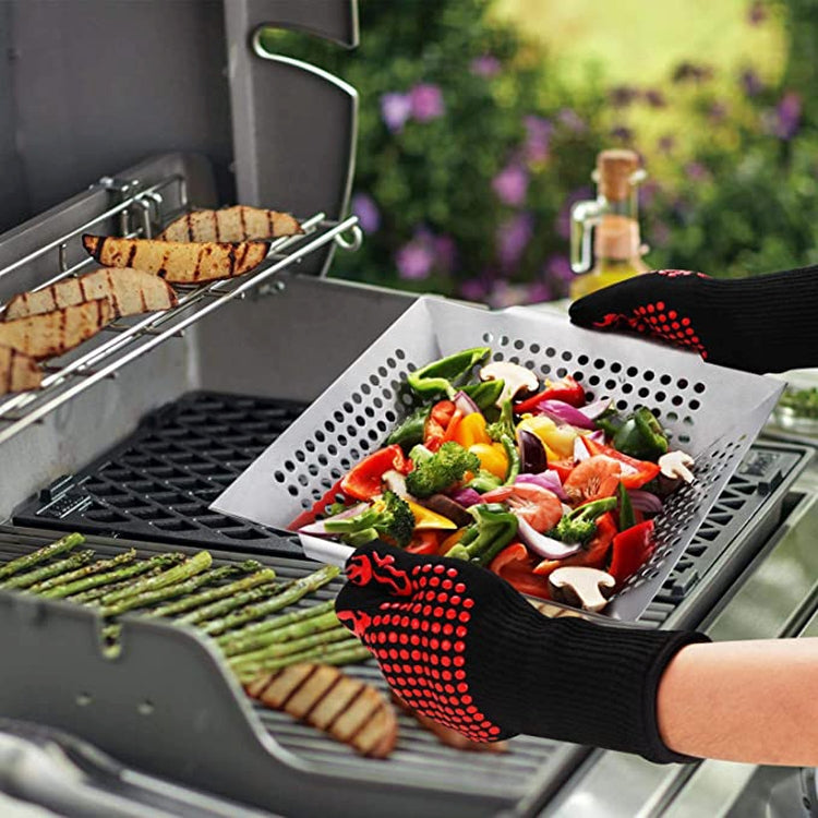 Grill Basket for BBQ - I Love 2 BBQ